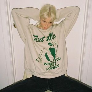 Lonely Ghost Text Me When You Get Lonely Crewneck